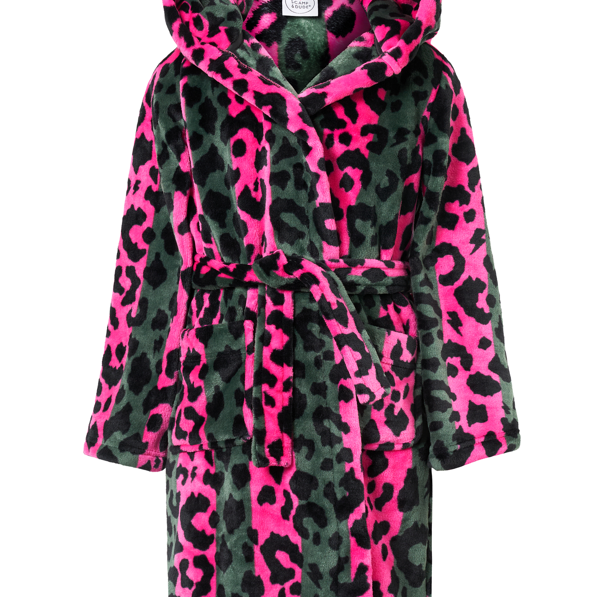 Leopard print dressing gown sales
