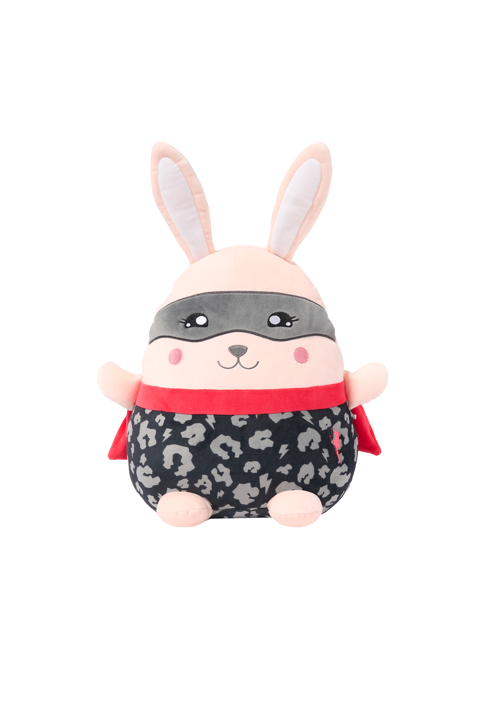 Scamp and Dude Super Bunny "Bolt" Charity Superhero Sleep Buddy Plush | Product image of Super Bunny "Bolt" Charity Superhero Sleep Buddy Plush on white background