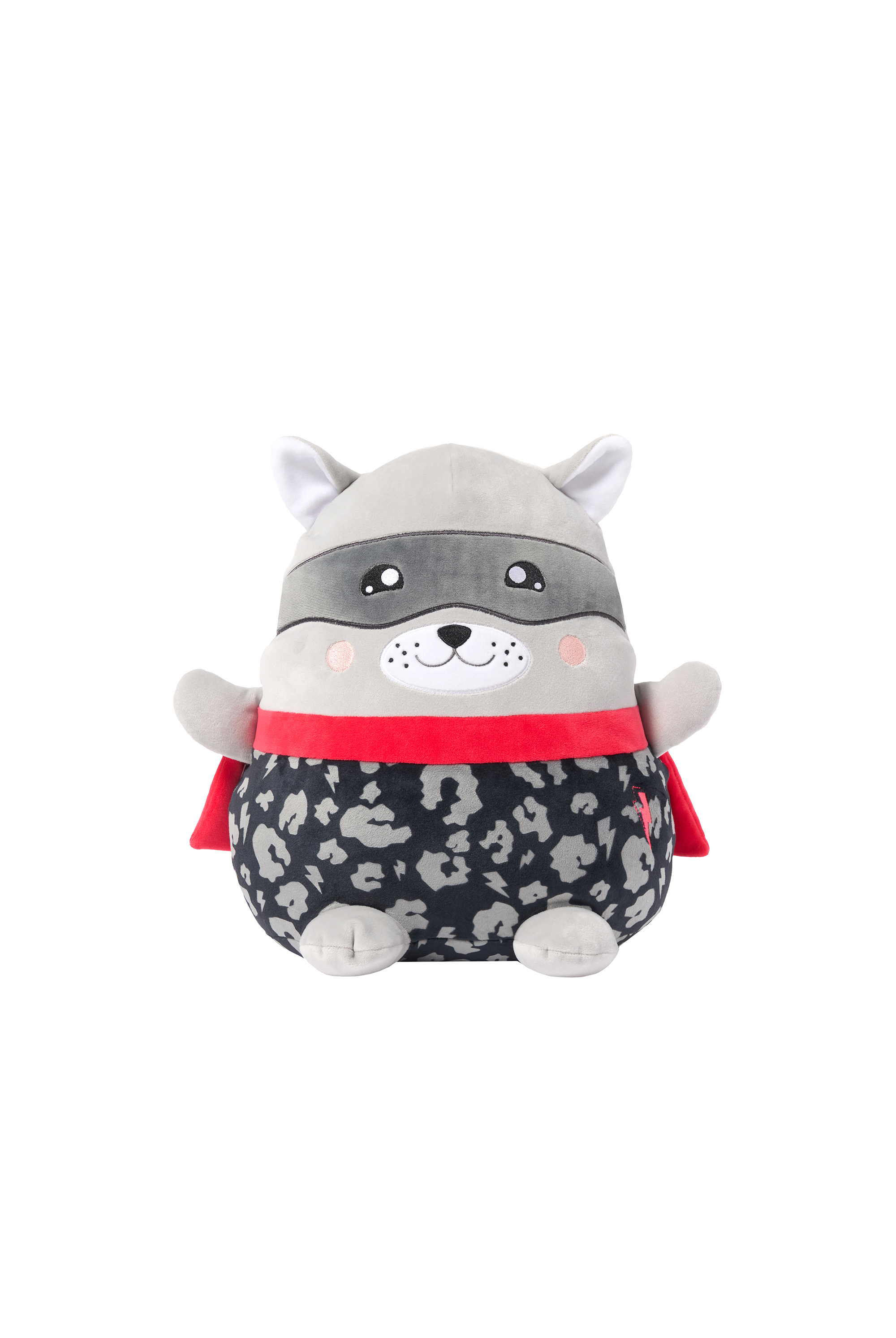 Scamp and Dude Super Cat "Misty" Charity Superhero Sleep Buddy Plush | Product image of Super Cat "Misty" Charity Superhero Sleep Buddy Plush on white background