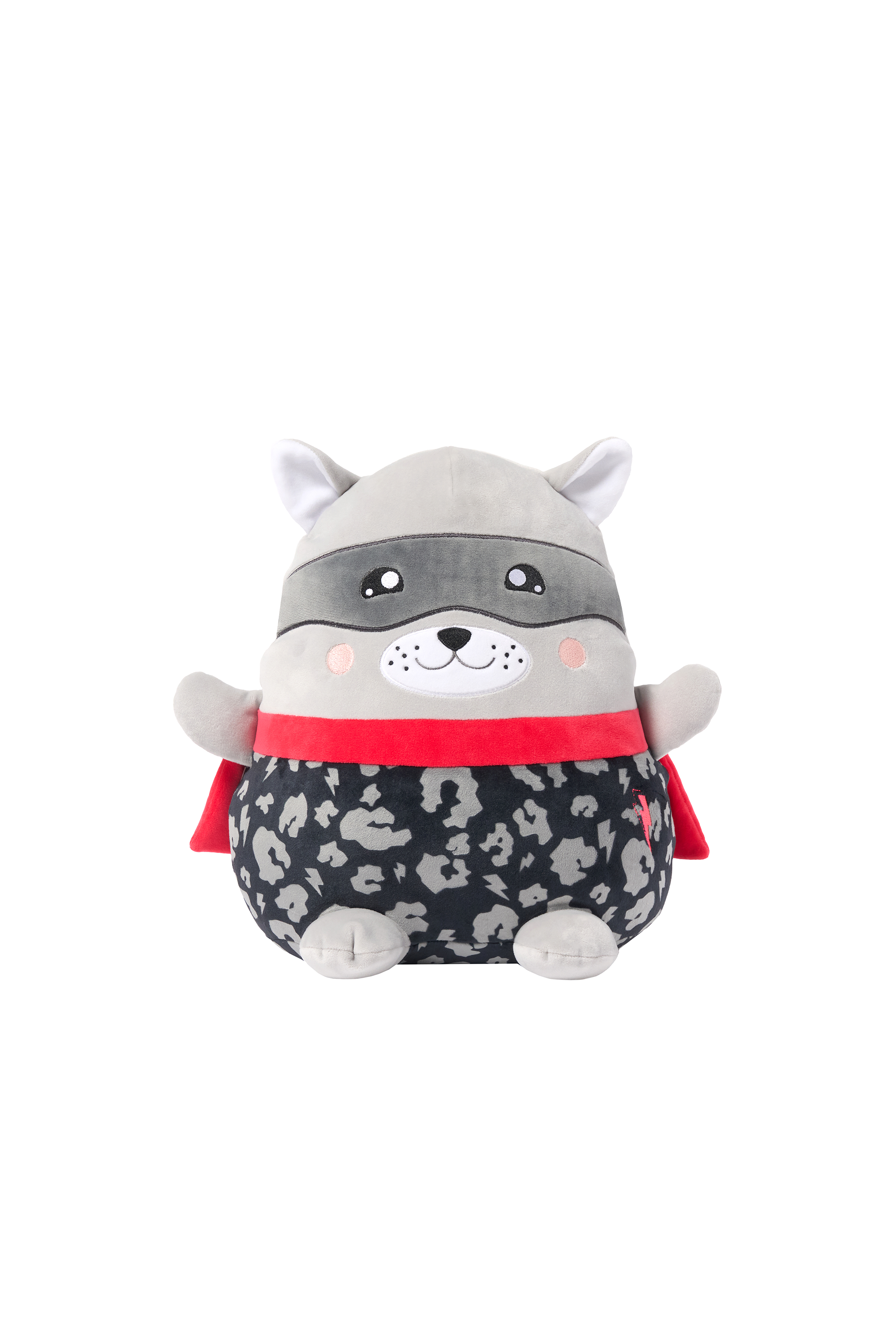 Scamp and Dude Super Cat "Misty" Charity Superhero Sleep Buddy Plush | Product image of Super Cat "Misty" Charity Superhero Sleep Buddy Plush on white background