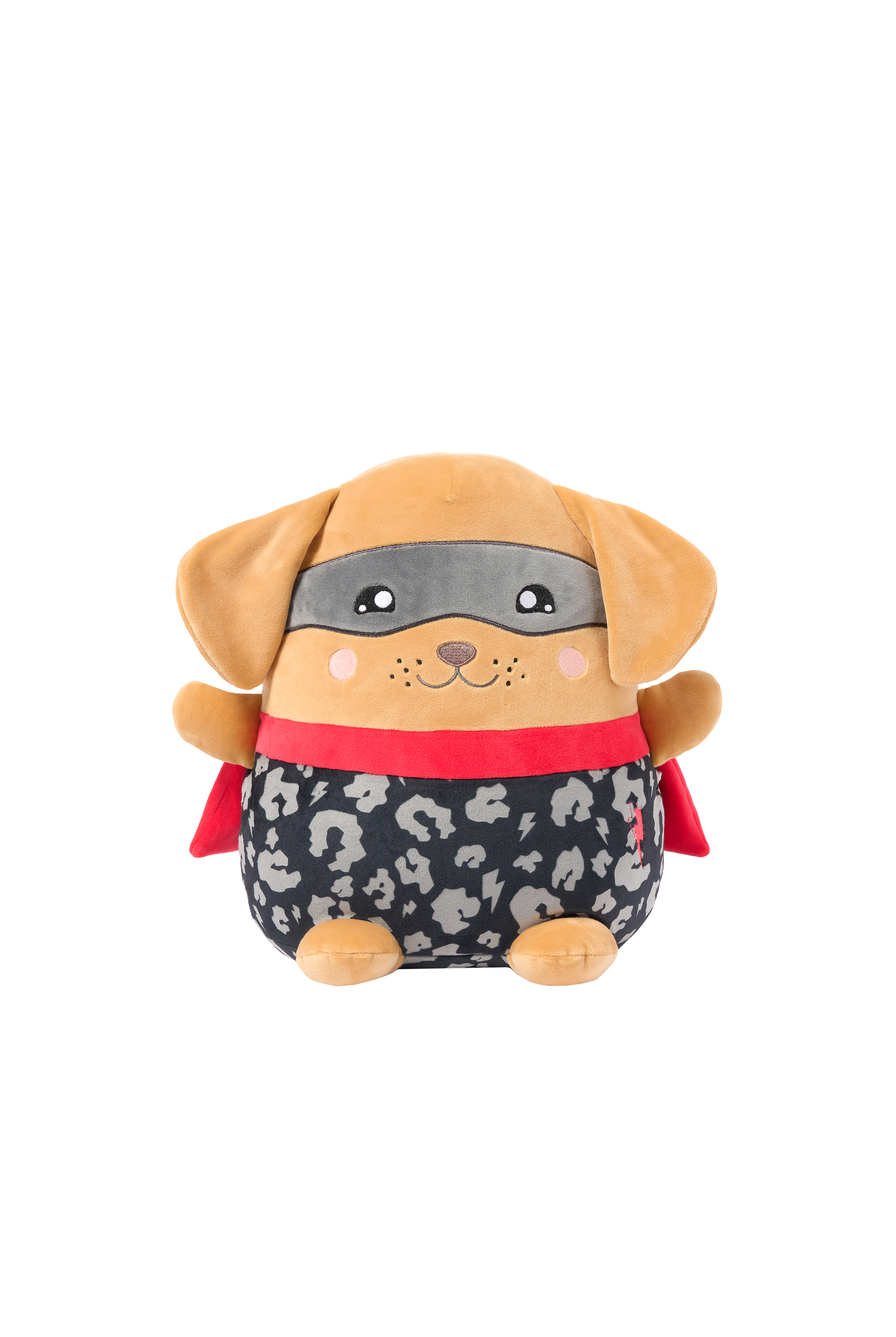 Scamp and Dude Charity Snuggly Superhero Sleep Buddy Dog | Product image of Charity Snuggly Superhero Sleep Buddy Dog on white background