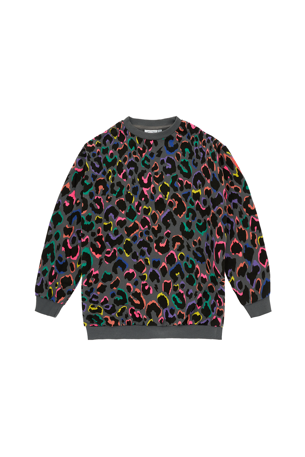 Oversized 2025 leopard sweatshirt