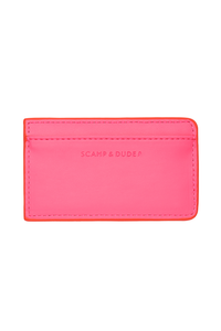 Pink with Coral Card Holder