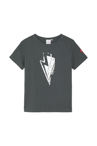 Grey Slogan Print T-Shirt