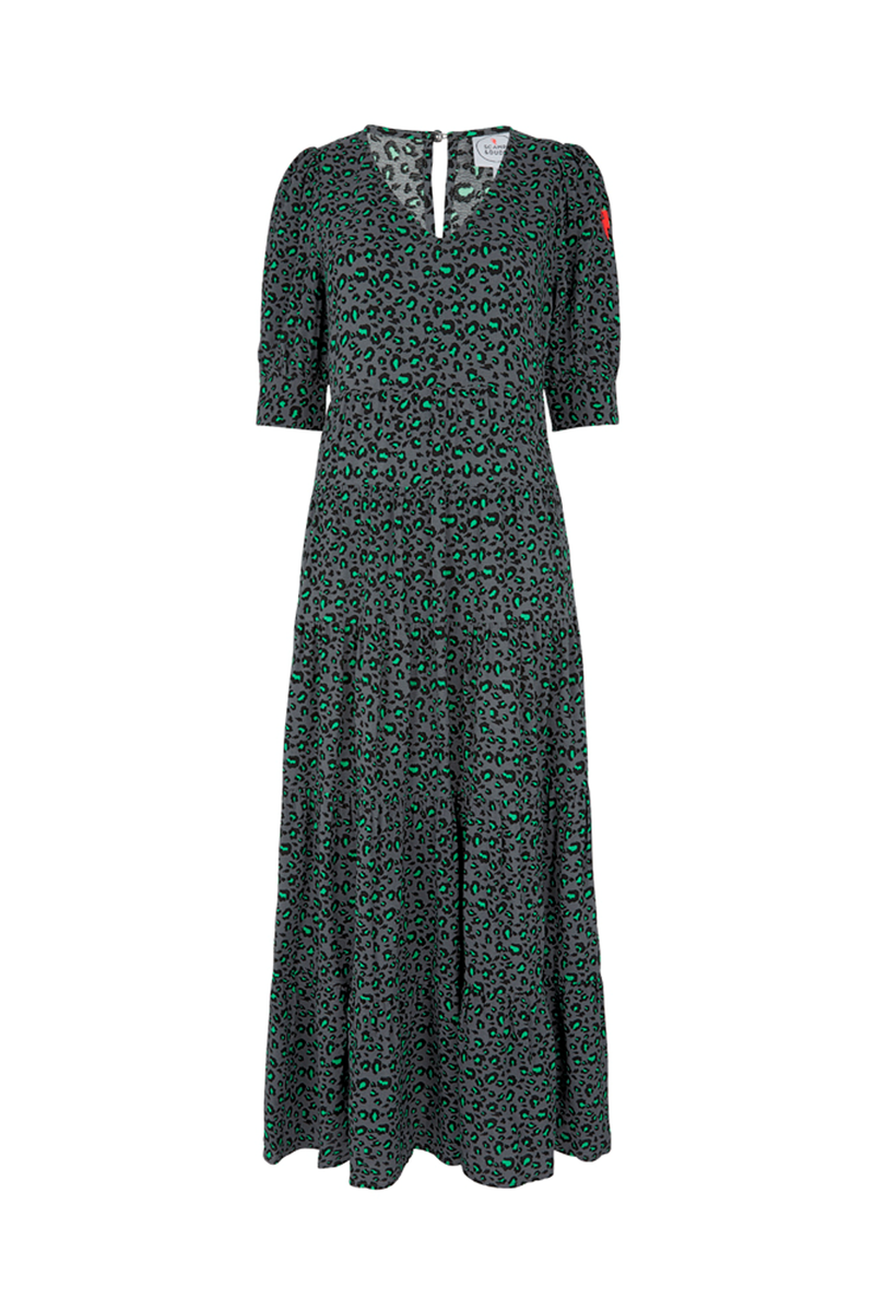 Maxi Dress Primark Green Midi Dress Fashion Green Leopard Print