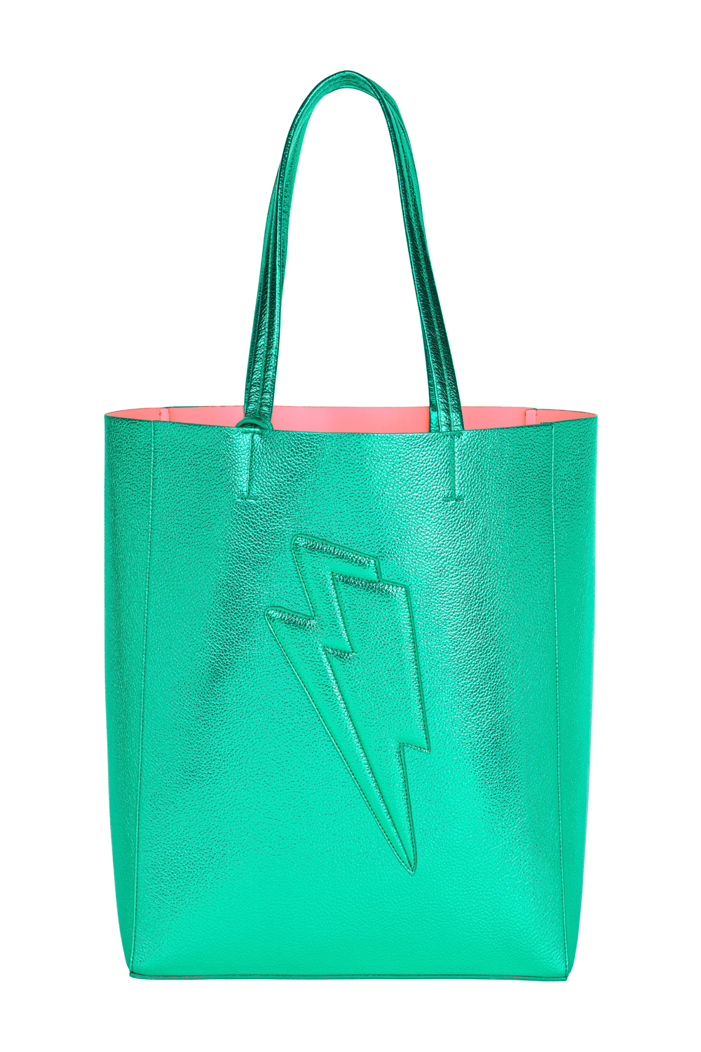 Metallic tote 2025