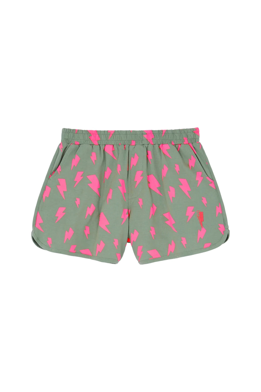 Pink khaki shorts sales