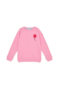 Kids Pink Balloon Sweatshirt