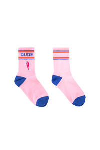 Kids Pink Sport Socks