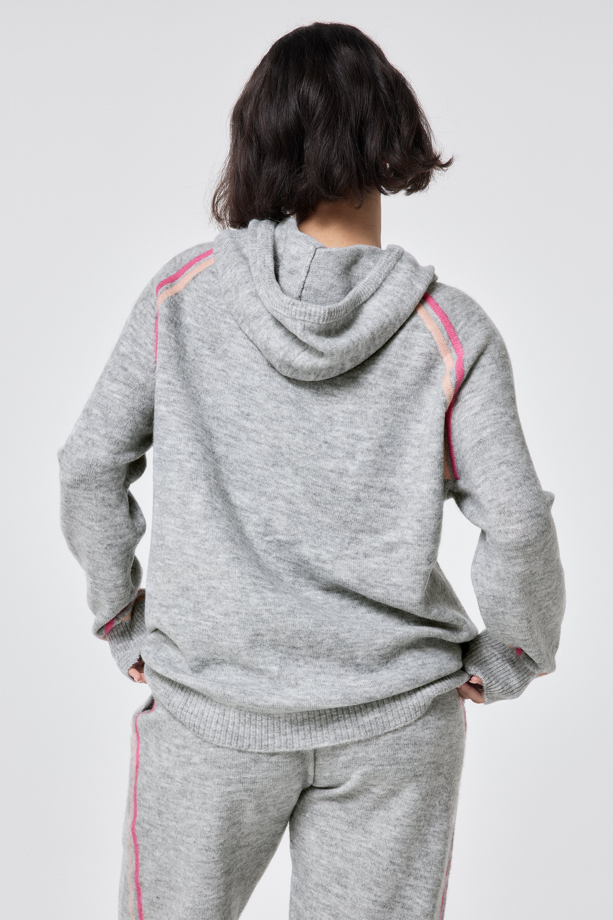 Pink peach hoodie best sale