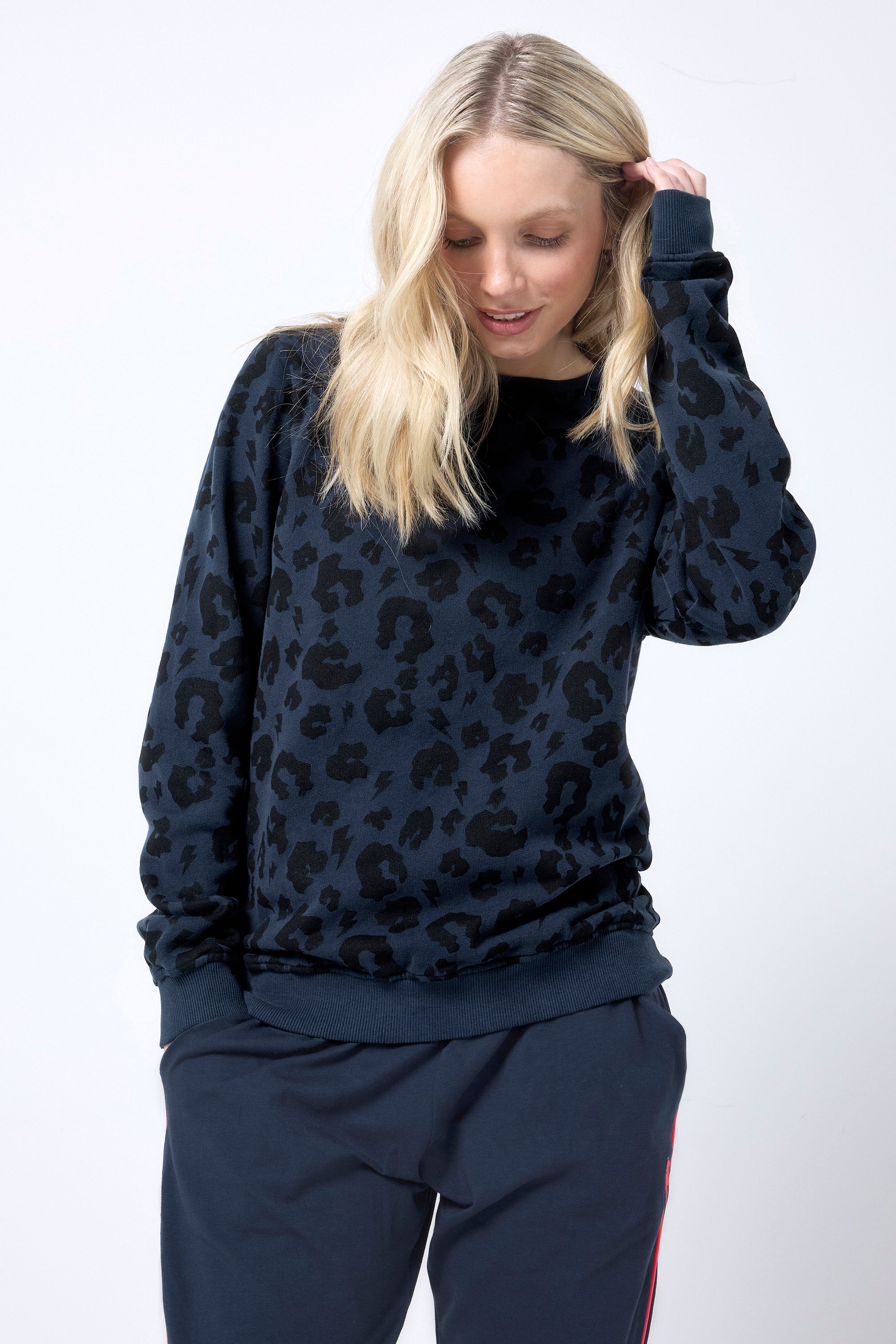 Doudoune beige imprimé | Christine Laure