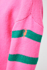 COMING SOON: Pink and Green Stripe Cardigan