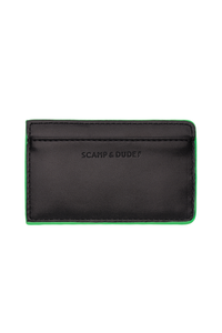 Black with Green Card Holder