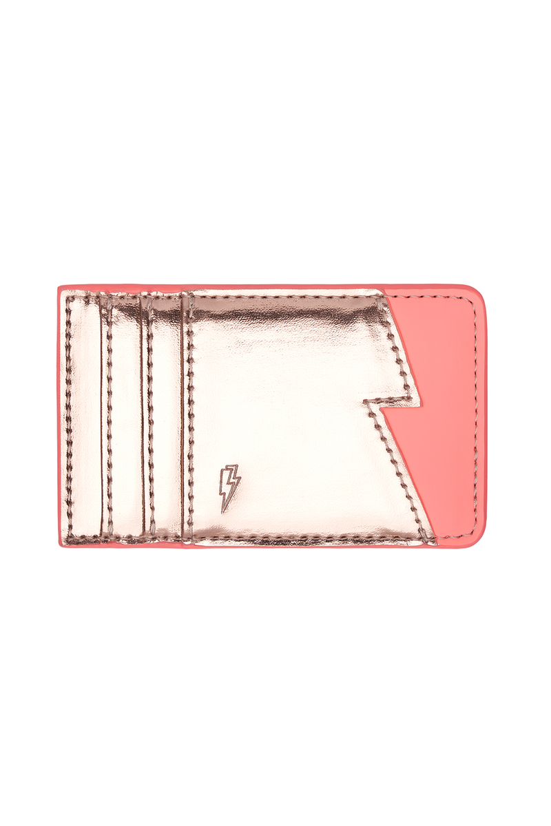Gold with Coral Card Holder Scamp & Dude