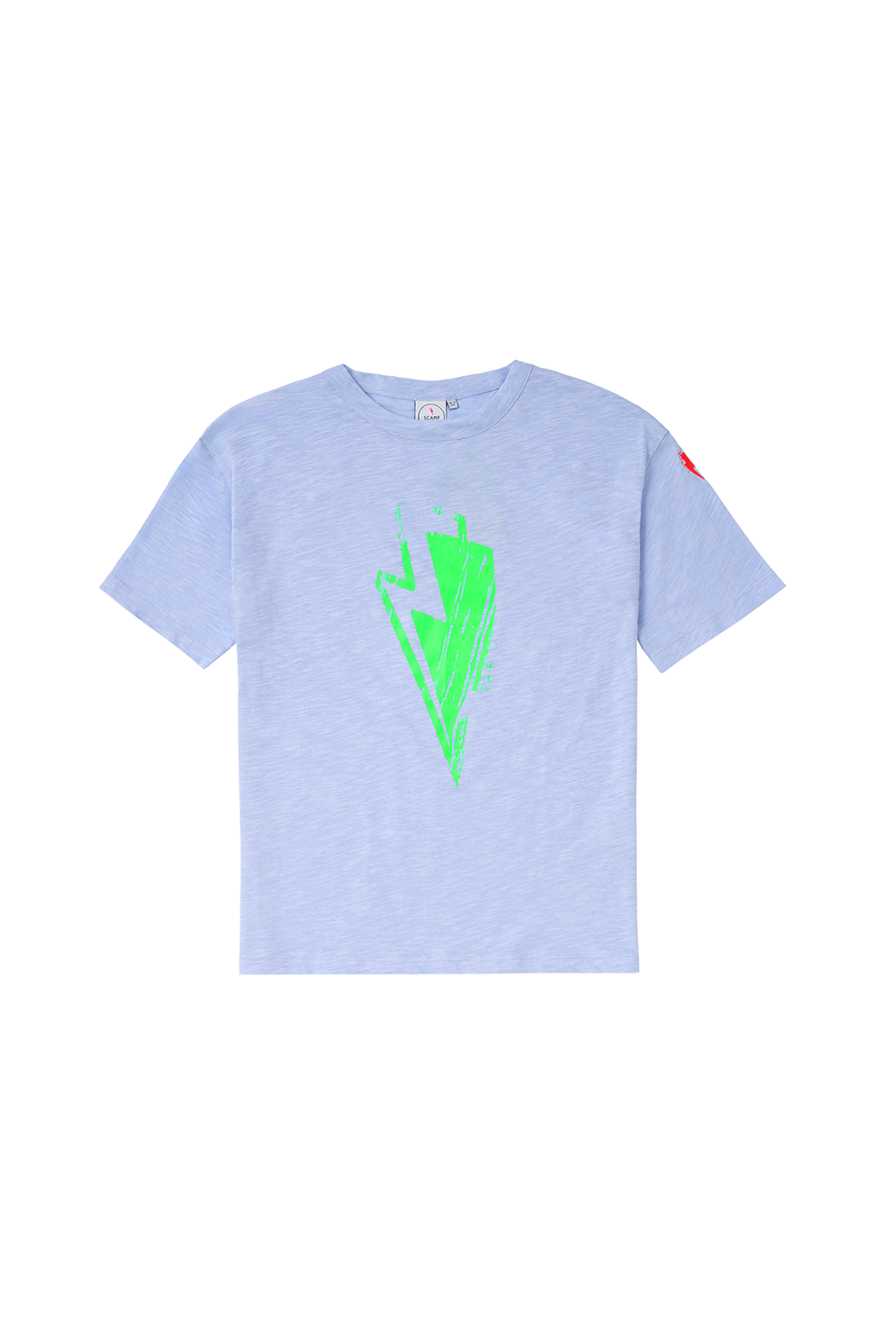 Kids Lilac with Neon Green Bolt T-Shirt Scamp & Dude