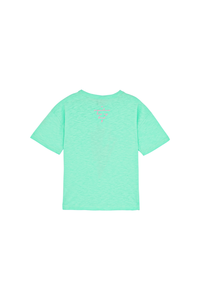 Kids Mint with Neon Pink Bolt T-Shirt