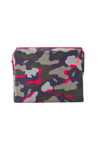 Scamp & Dude x Caroline Hirons Khaki with Pink Camo Cosmetic Bag