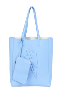 Pastel Blue Large Tote Bag