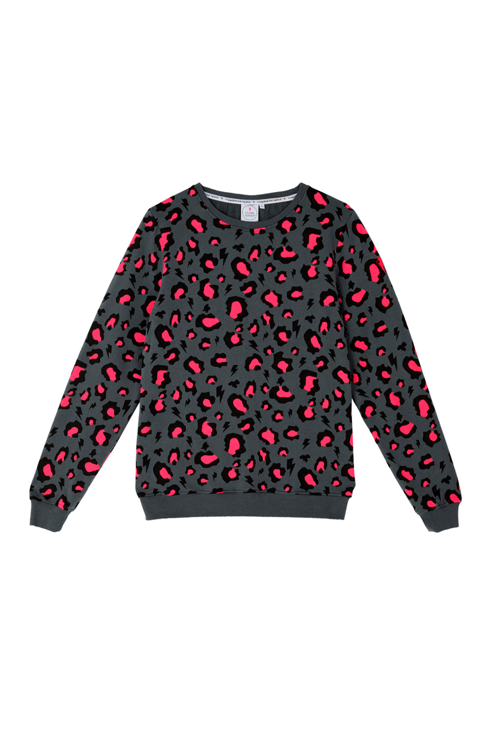 Dark Grey Snow Leopard Sweatshirt – Scamp & Dude