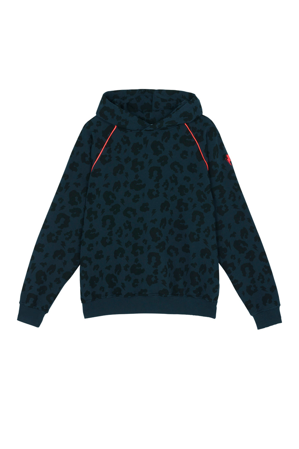 Navy Leopard Hoodie
