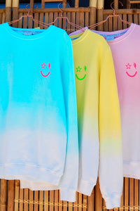 Turquoise Dip Dye Sweatshirt