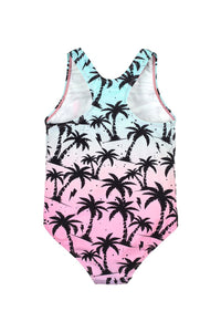 Kids Ombré Palm Swimsuit