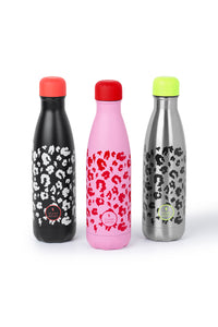 Young Lives vs Cancer Silver Leopard Water Bottle