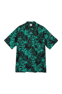 Green with Black Tropical Shirt