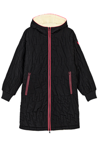 Black Reversible Quilted Coat
